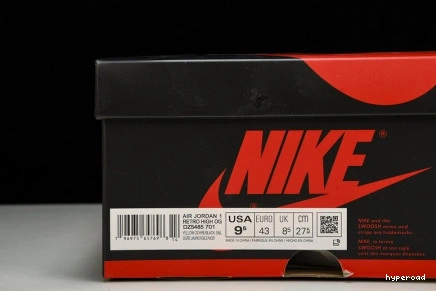 Hyperoad High Retro Jordan 1 Ochre OGYellow 0913